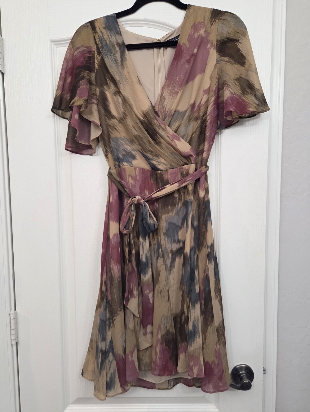 NWT Lauren Ralph Lauren Georgette Dress